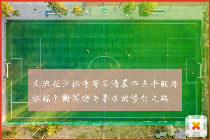 文班在少林寺每日清晨四点半锻炼体能平衡冥想与拳法的修行之路